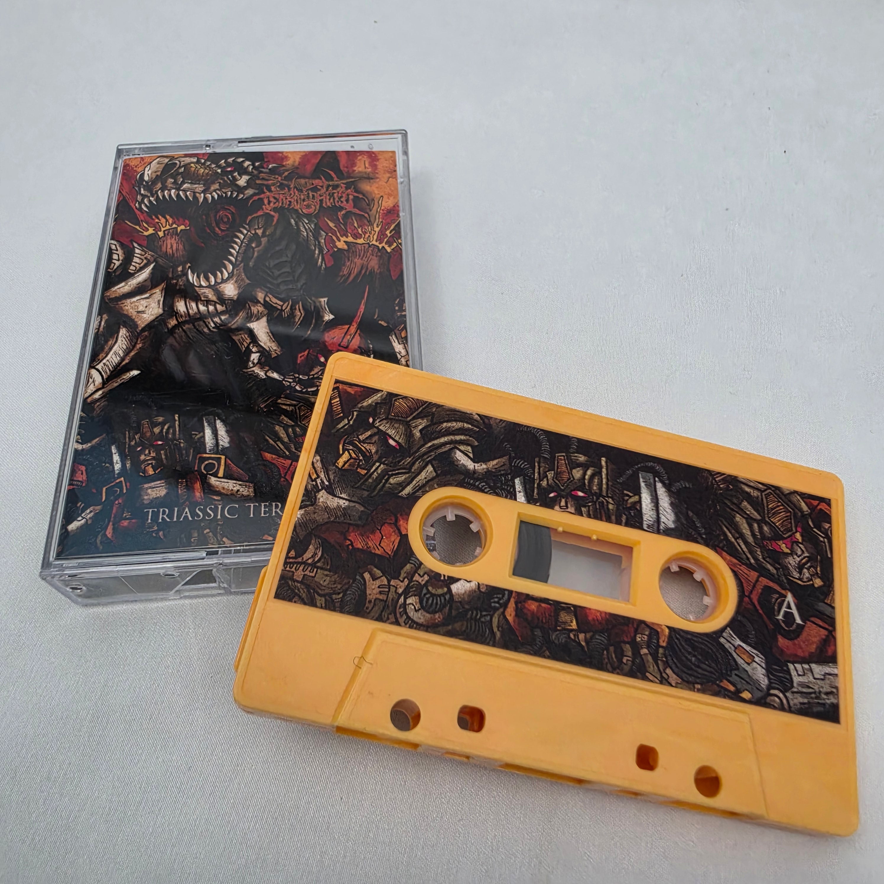 Terrordactyl - 'Triassic Terror' Cassette (Alt Cover Apricot)