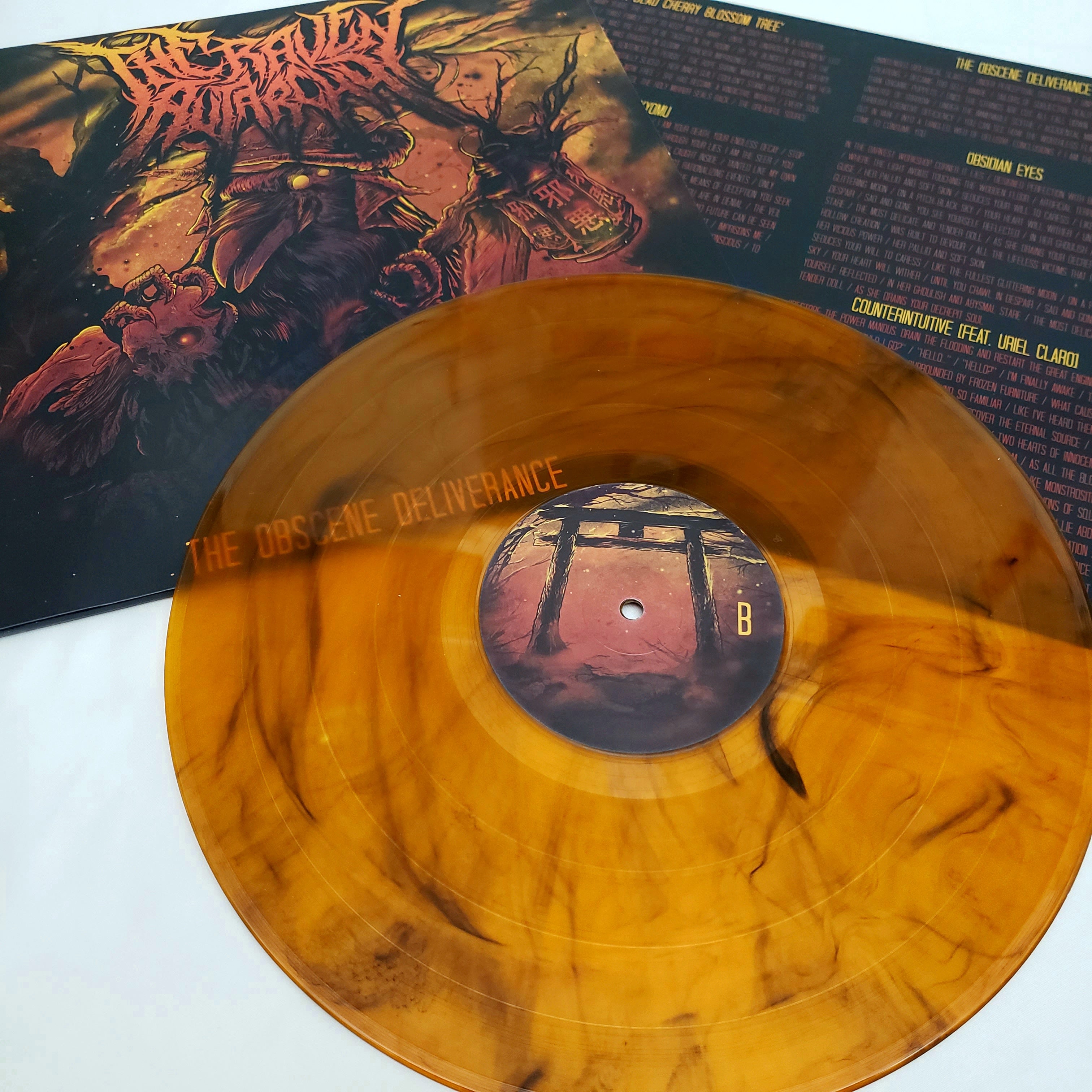 The Raven Autarchy - 'The Obscene Deliverance' Vinyl (Obsidian Smoke)