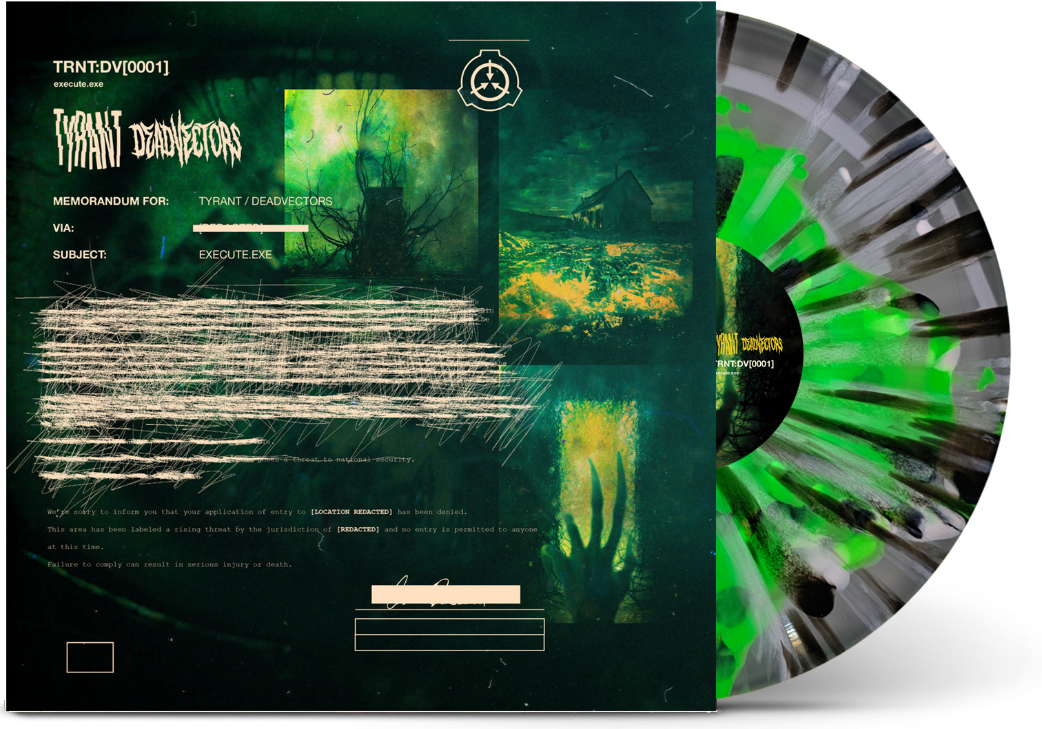 Tyrant/DeadVectors - 'Execute.exe' Vinyl (Bonemeal)