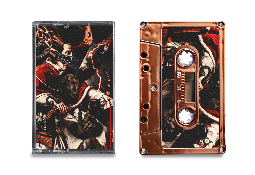 Underneath - 'In the Shadow of a Watchtower' Cassette (Pink Metal)