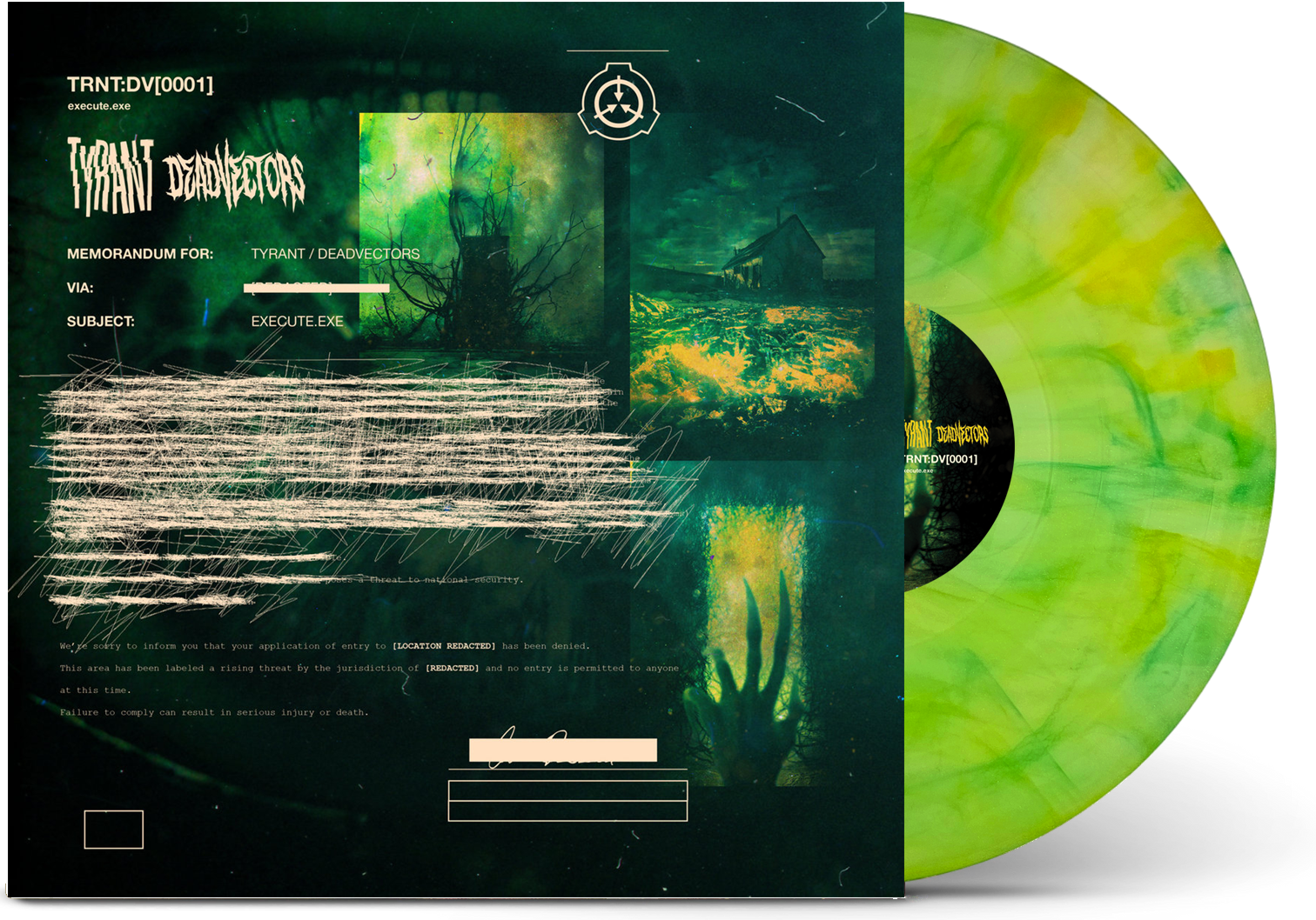 Tyrant/DeadVectors - 'Execute.exe' Vinyl (Vanta Glow)