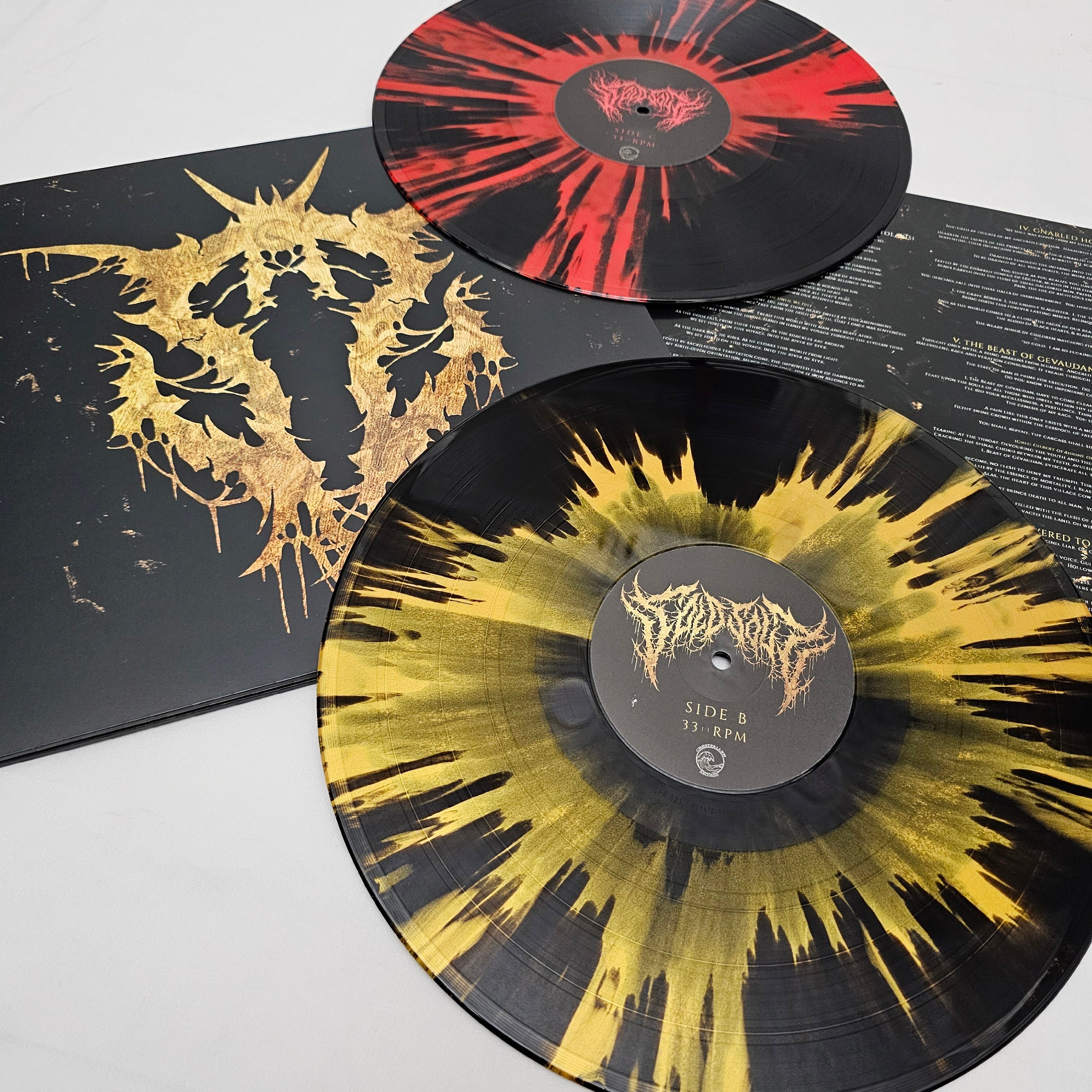 Sold Soul - 'Into The Mouth Of Hell' + 'Damned' Vinyl (Splattered Tongues)