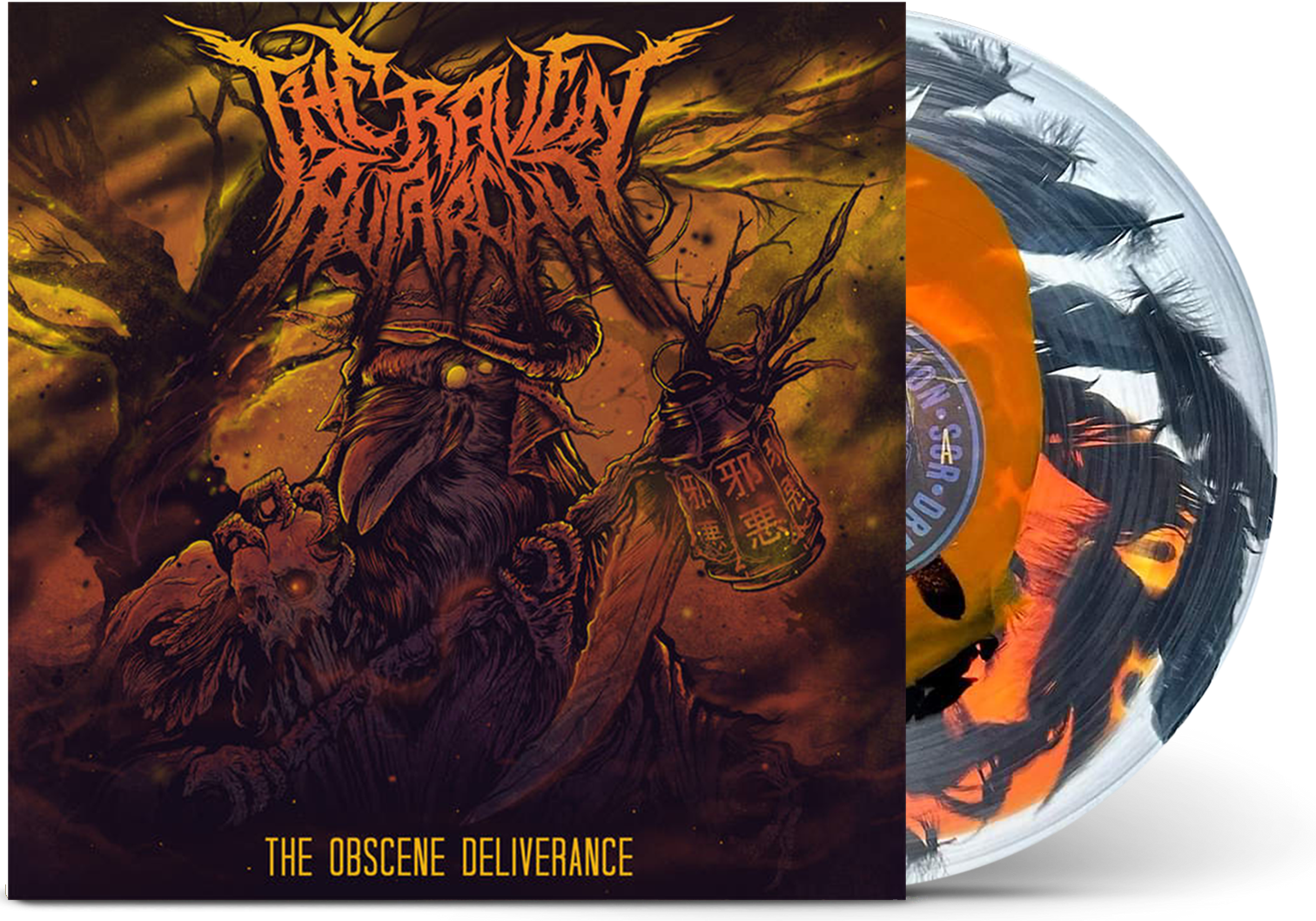 The Raven Autarchy - 'The Obscene Deliverance' Vinyl (Feather Fill)