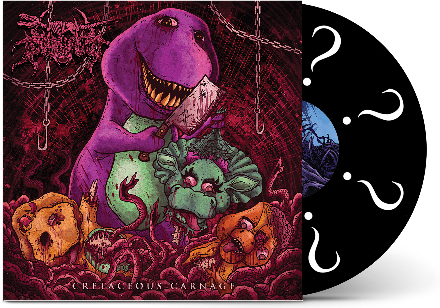 Terrordactyl - 'Cretaceous Carnage' Vinyl (The Dinovinyl Alt Cover + Random Variant)