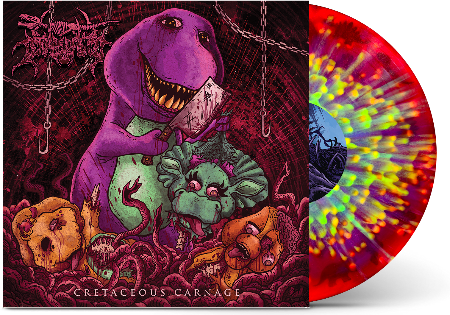 Terrordactyl - 'Cretaceous Carnage' Vinyl (The Dinovinyl Alt Cover)