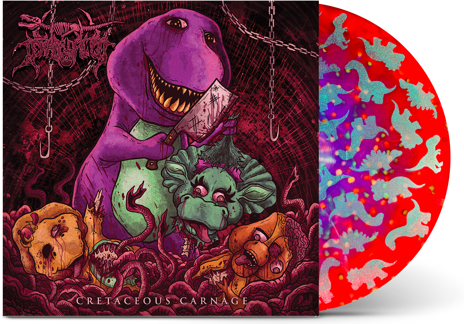 Terrordactyl - 'Cretaceous Carnage' Vinyl (The Dinovinyl Alt Cover)