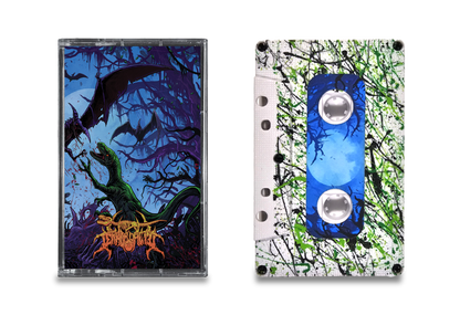 Terrordactyl - 'Cretaceous Carnage' Cassette (Green Splatter)