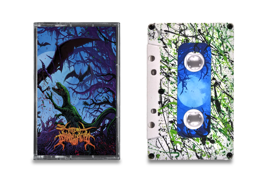 Terrordactyl - 'Cretaceous Carnage' Cassette (Green Splatter)
