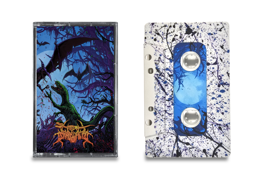 Terrordactyl - 'Cretaceous Carnage' Cassette (Purple Splatter)