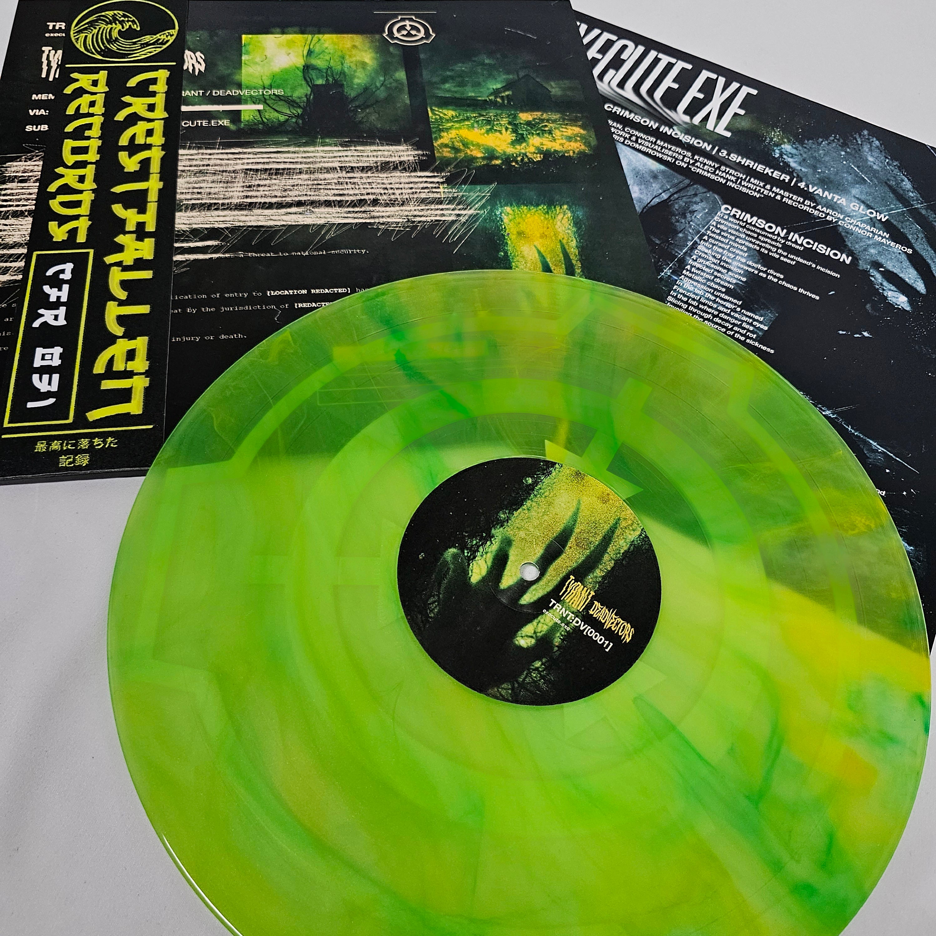 Tyrant/DeadVectors - 'Execute.exe' Vinyl (Vanta Glow)