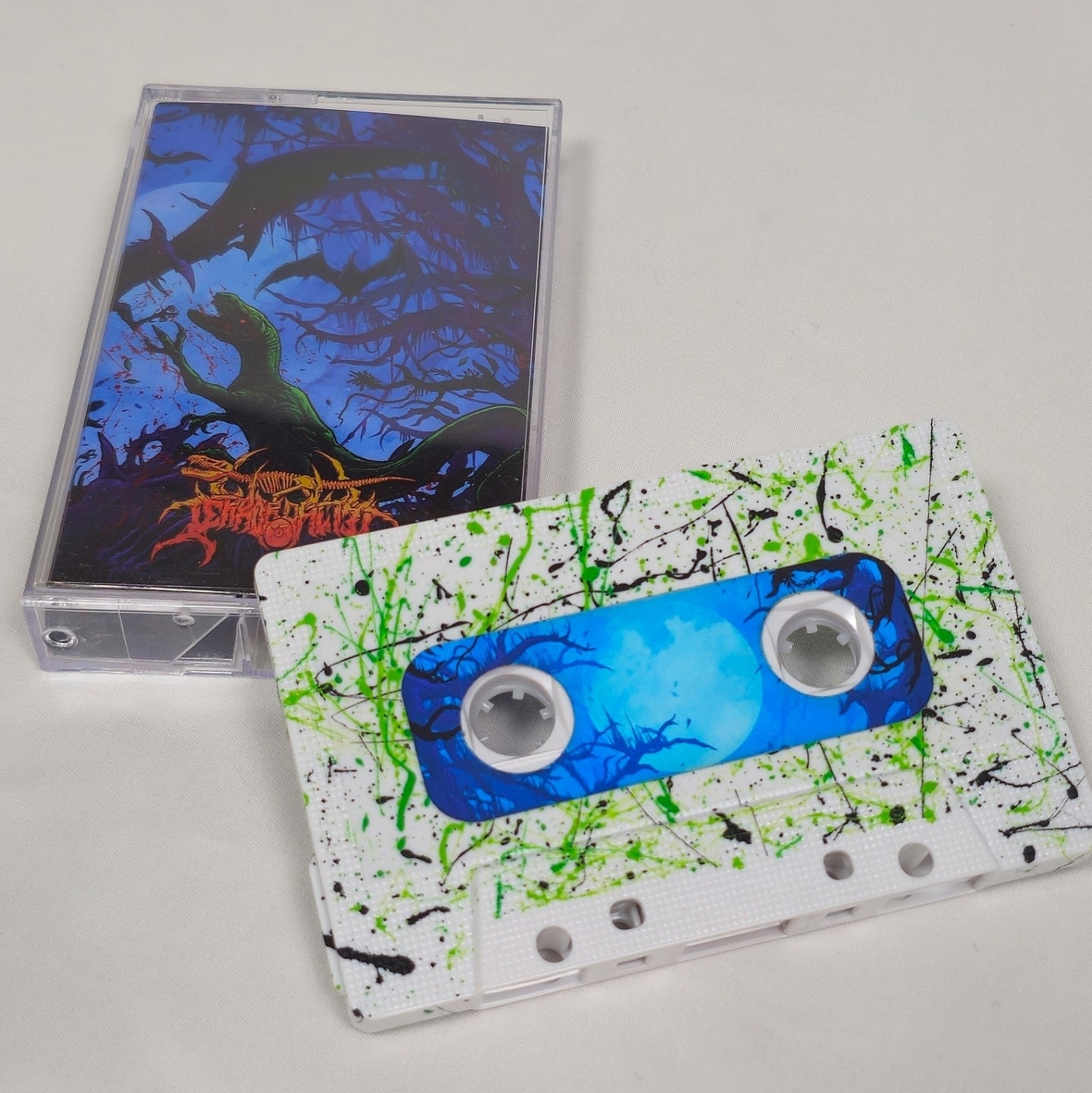 Terrordactyl - 'Cretaceous Carnage' Cassette (Green Splatter)
