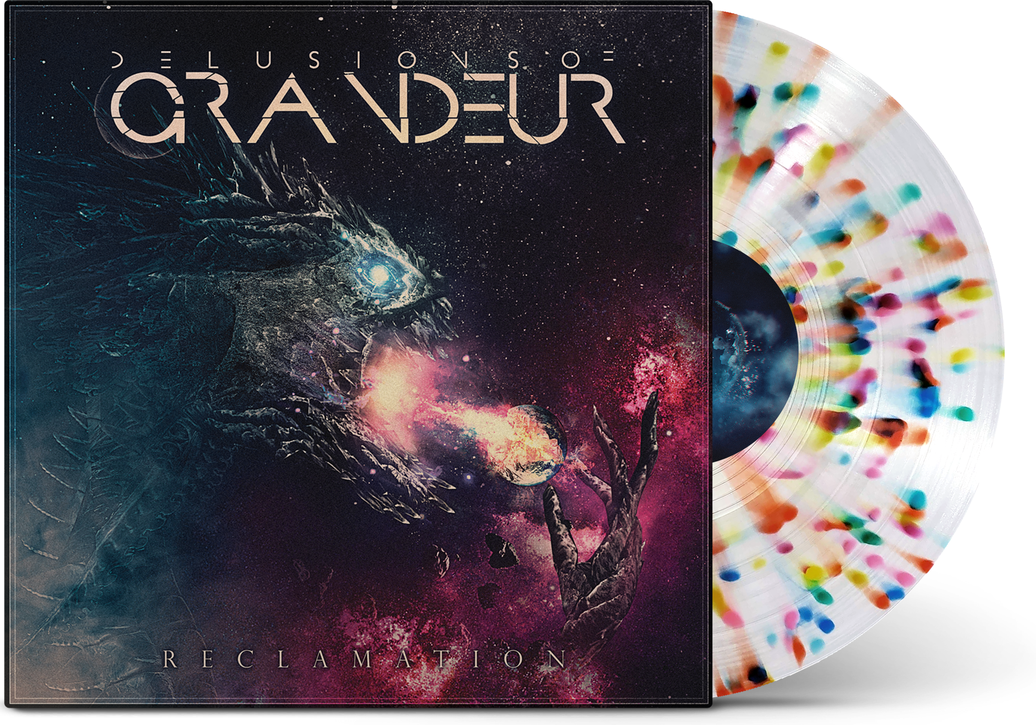 Delusions of Grandeur - 'Reclamation' Vinyl (Theatrophy Splatter Mystery)