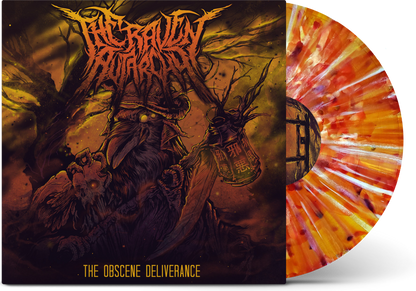 The Raven Autarchy - 'The Obscene Deliverance' Vinyl (A Splattered Cherry Blossom Tree Mystery)